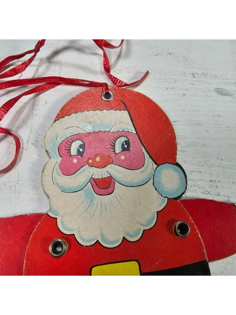 Vintage Jointed Santa Claus 7